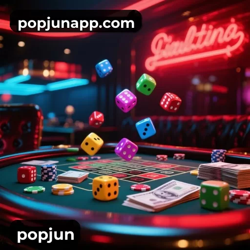 popjun APK - Interface do aplicativo Android